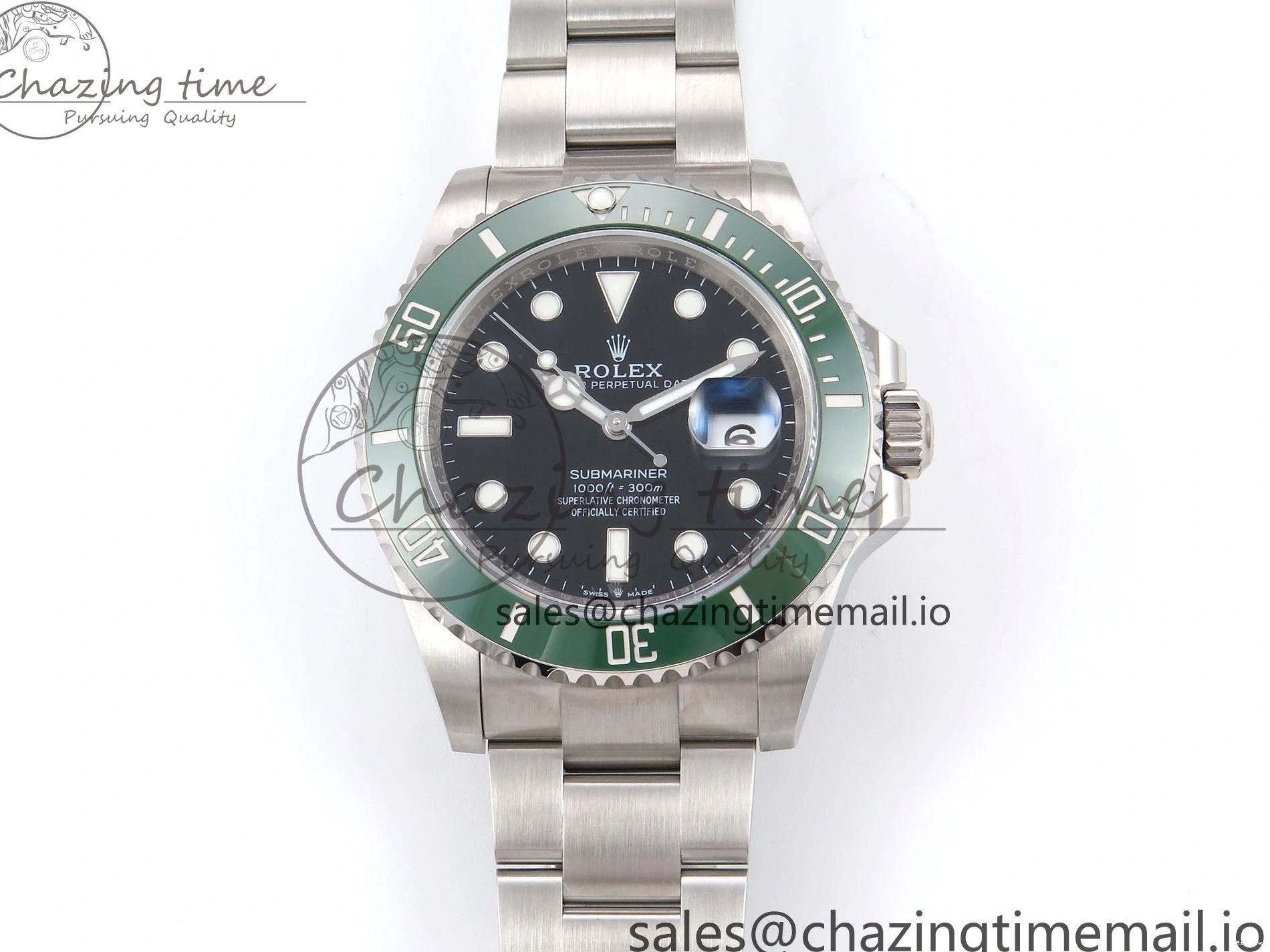 MiroTime 0113 Submariner 41mm 126610 LV Green Ceramic EWEF Best Edition on Bracelet SH Durable 1035